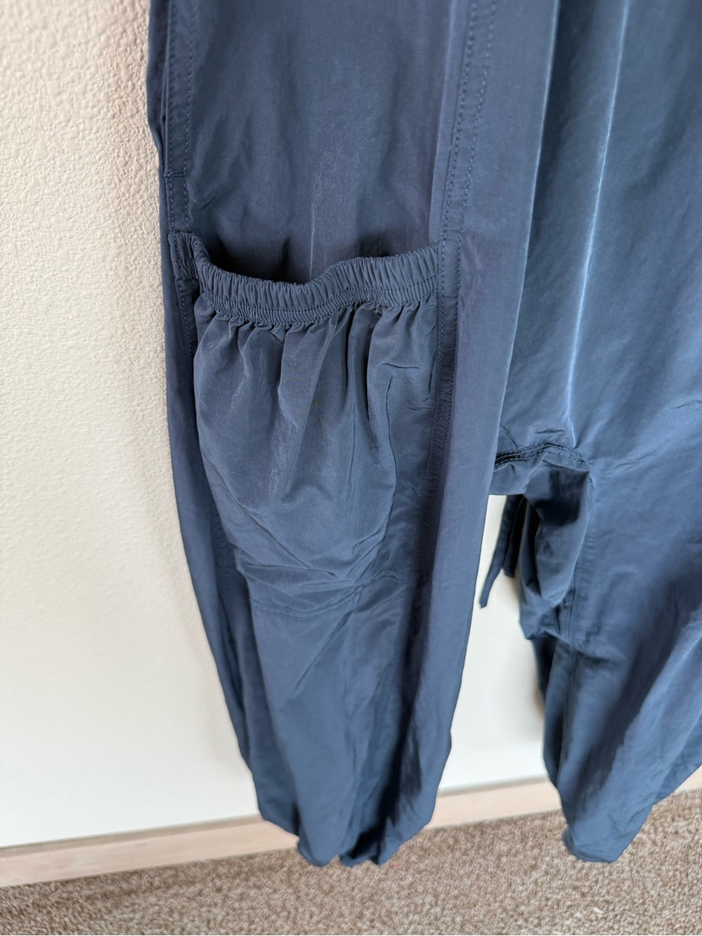 FREE PEOPLE FP Movement Over Under Jumpsuit Midnight Navy Blue Casual Women’s XS - Picture 11 of 16